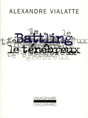 cover image of Battling le ténébreux ou La mue périlleuse